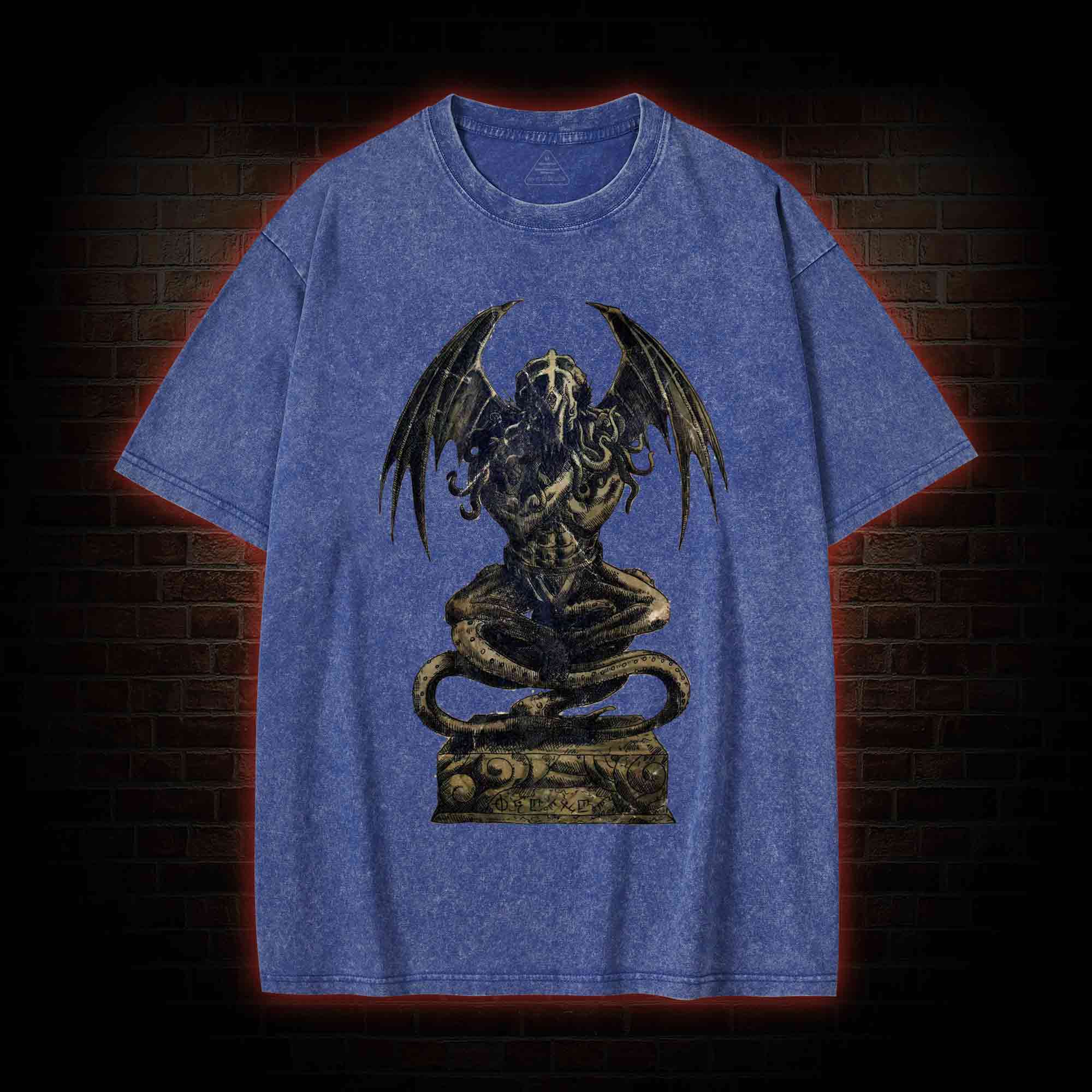 Cthulhu Idol Washed T-shirt
