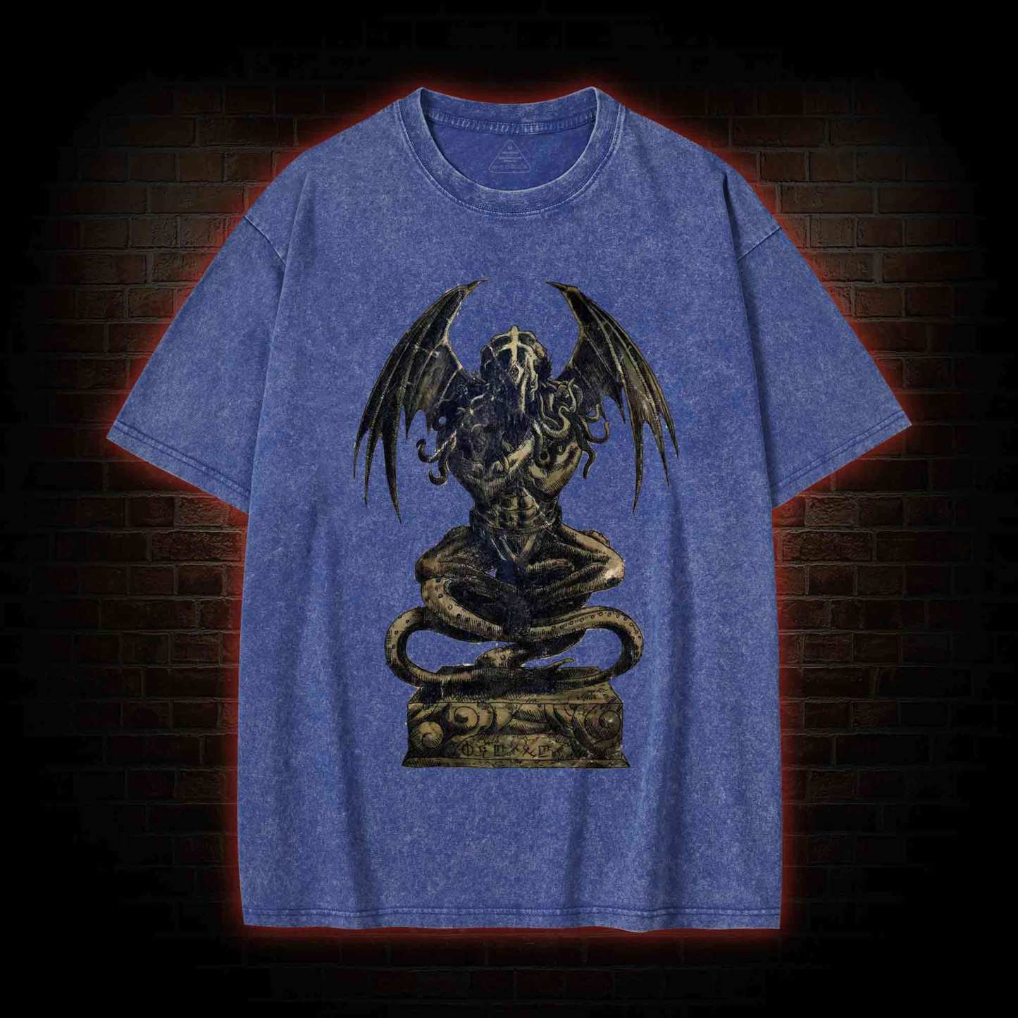 Cthulhu Idol Washed T-shirt