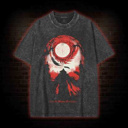 And So The Nightly Hunt Begins Washed T-shirt