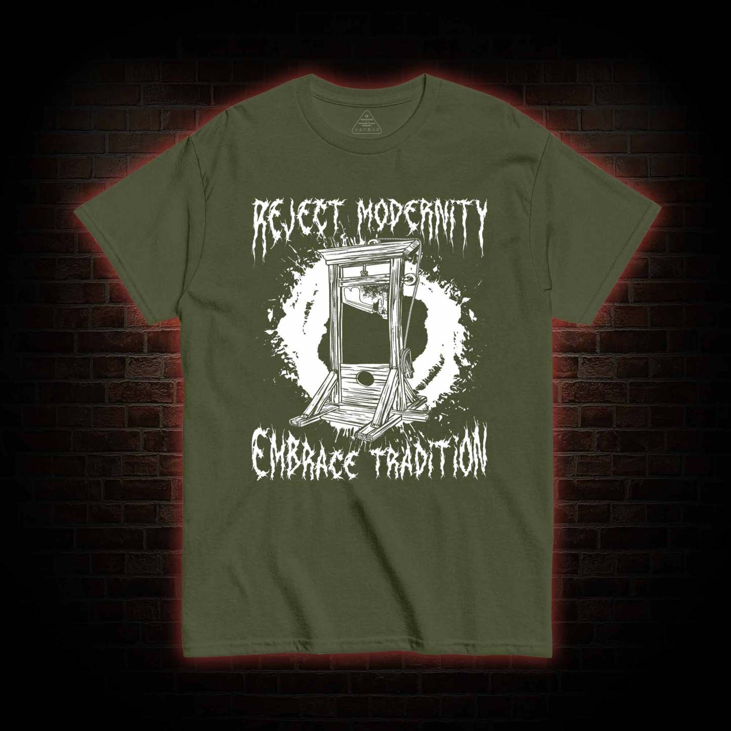 Reject Modernity Embrace Guillotine T-Shirt 