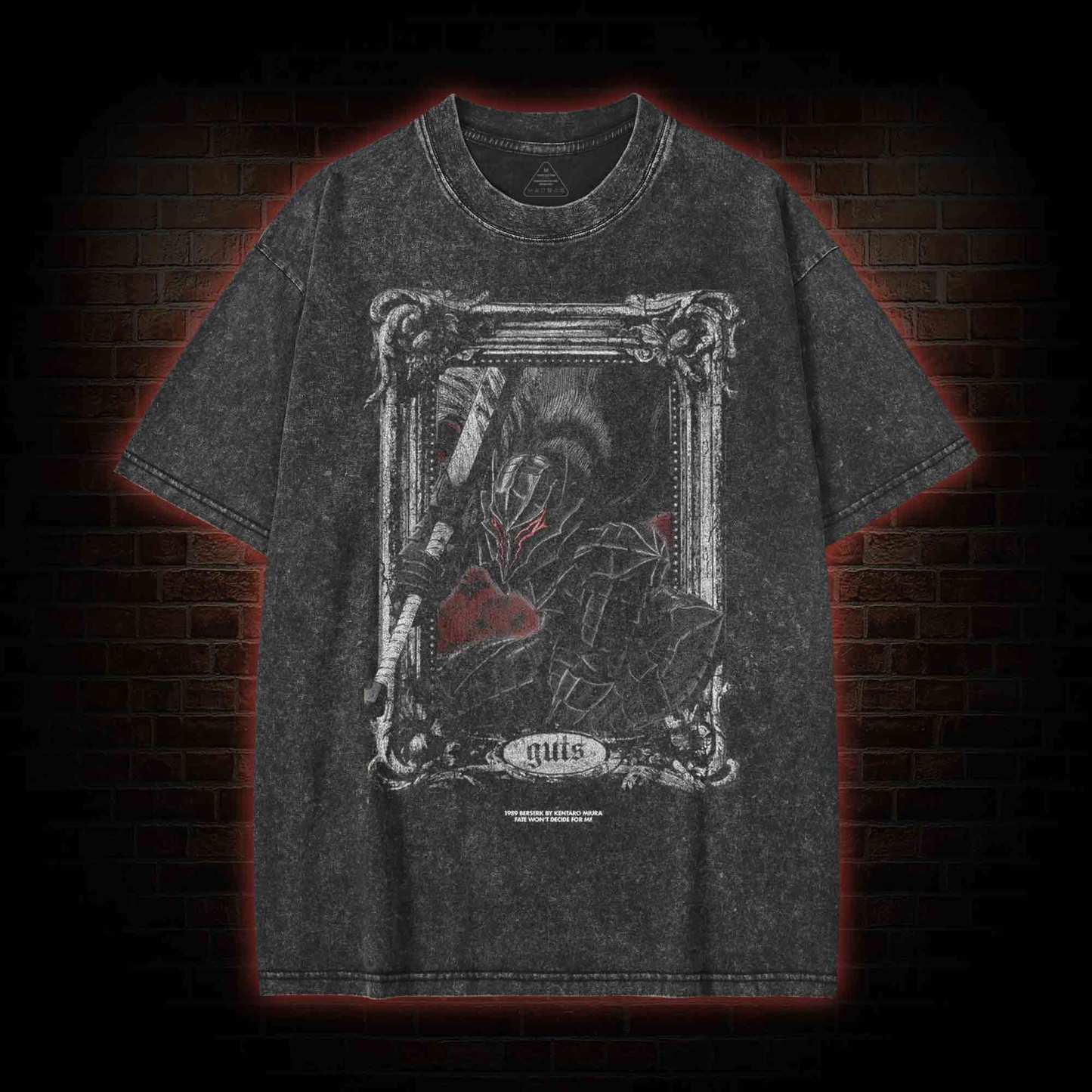 Berserk Guts Washed T-shirt 
