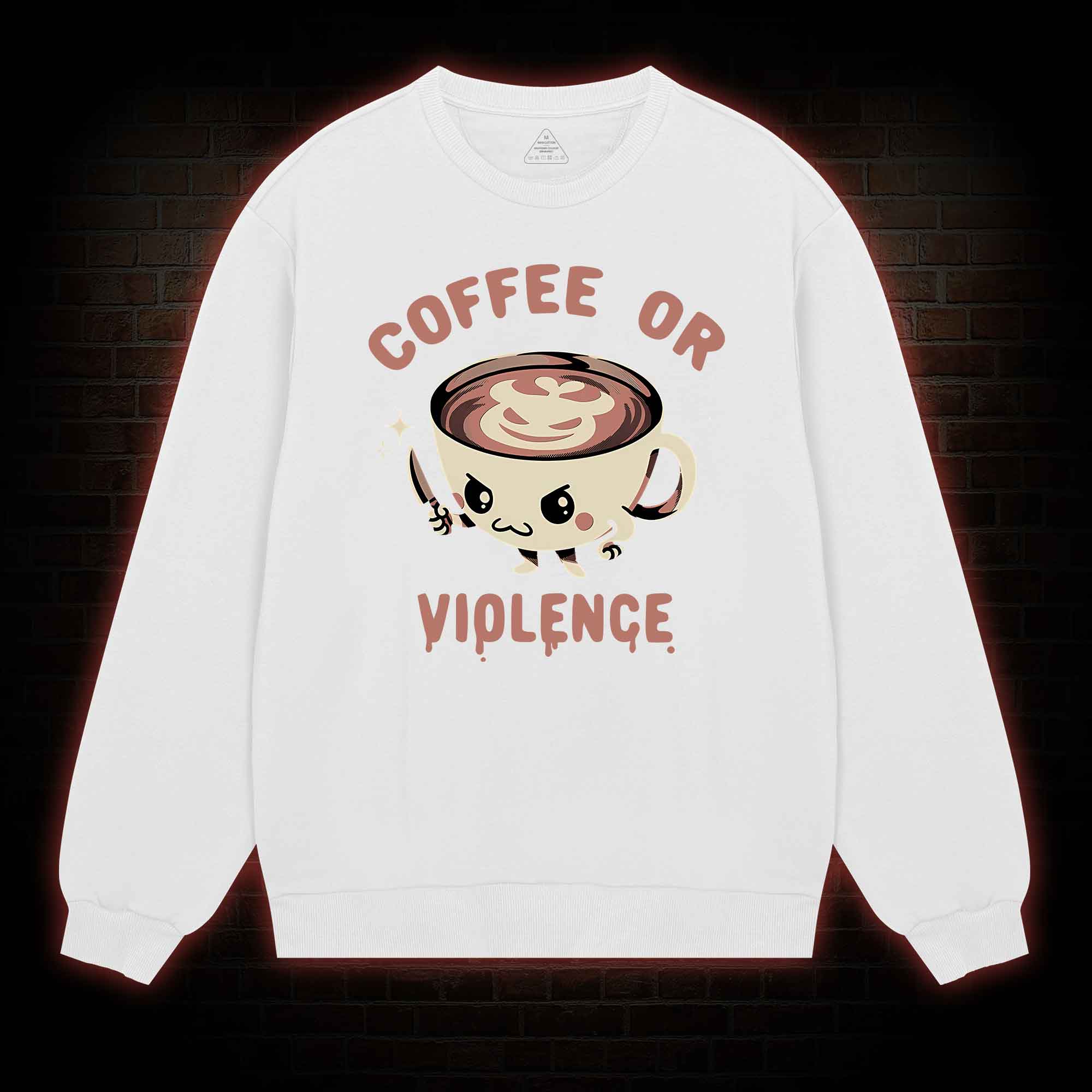 Coffee Or Violence Sweatshirt