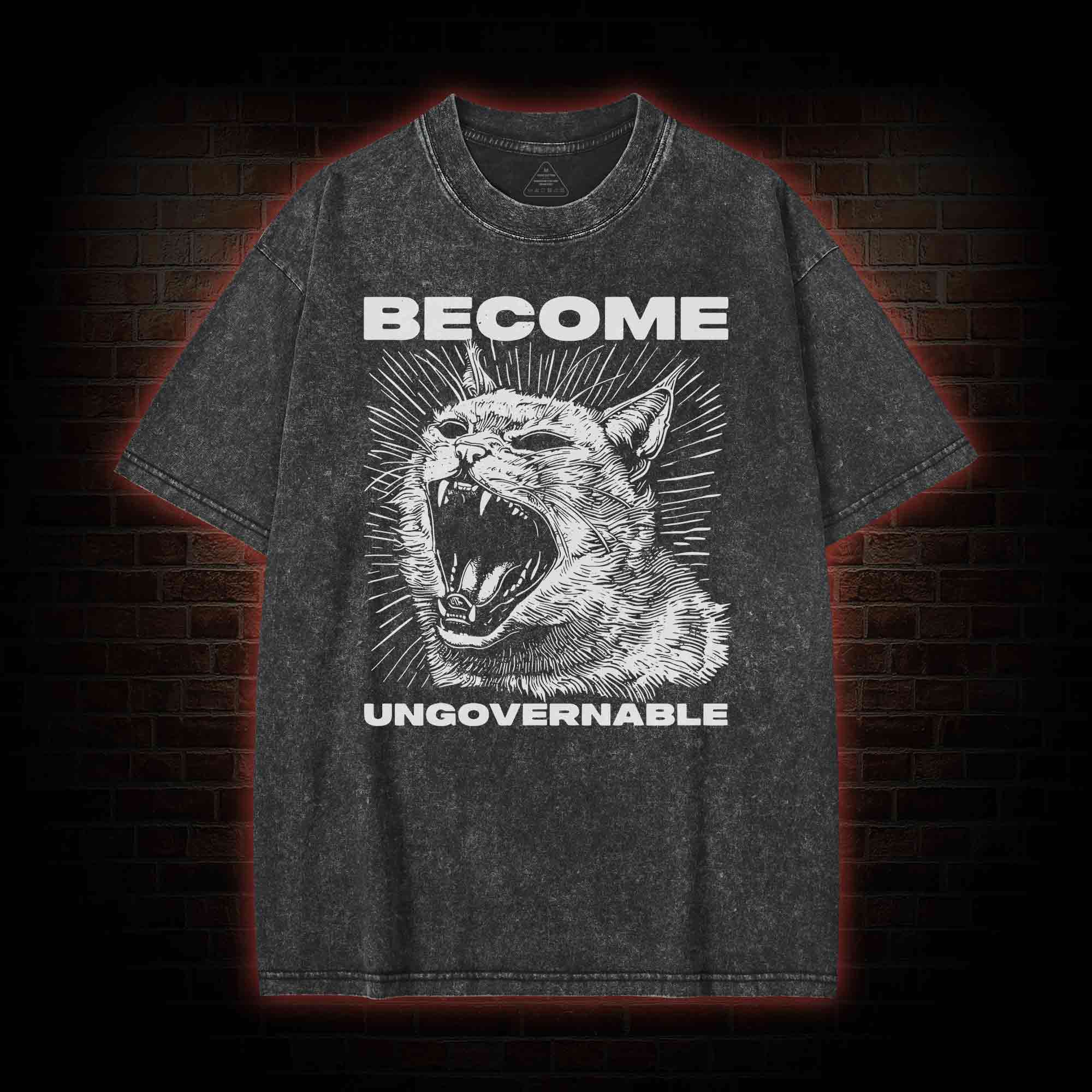 Become Ungovernable Washed T-shirt
