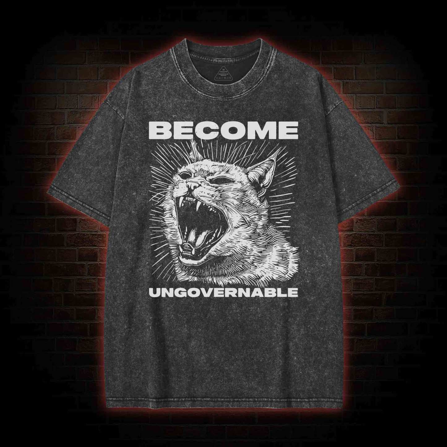 Become Ungovernable Washed T-shirt 