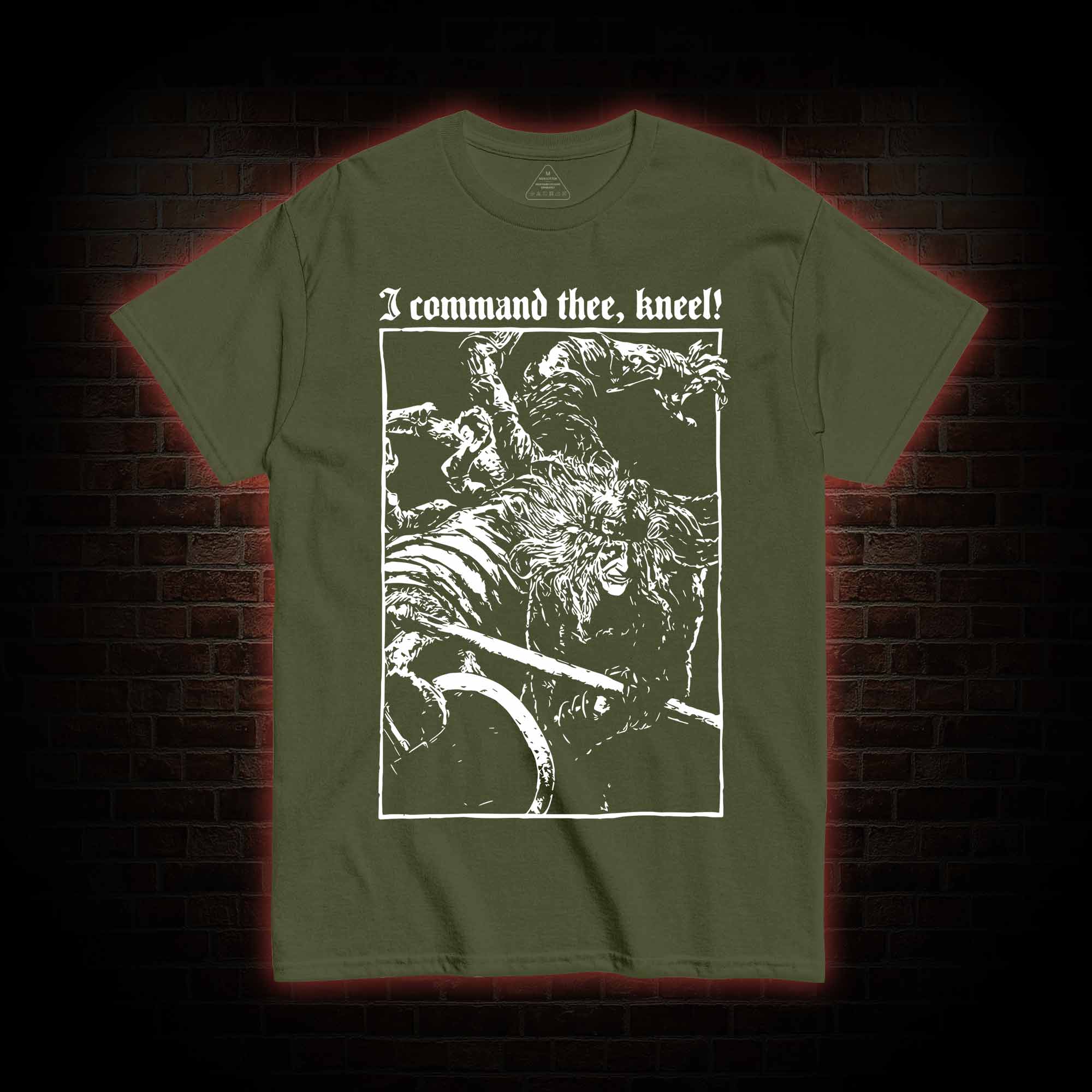I Command Thee Kneel T-shirt