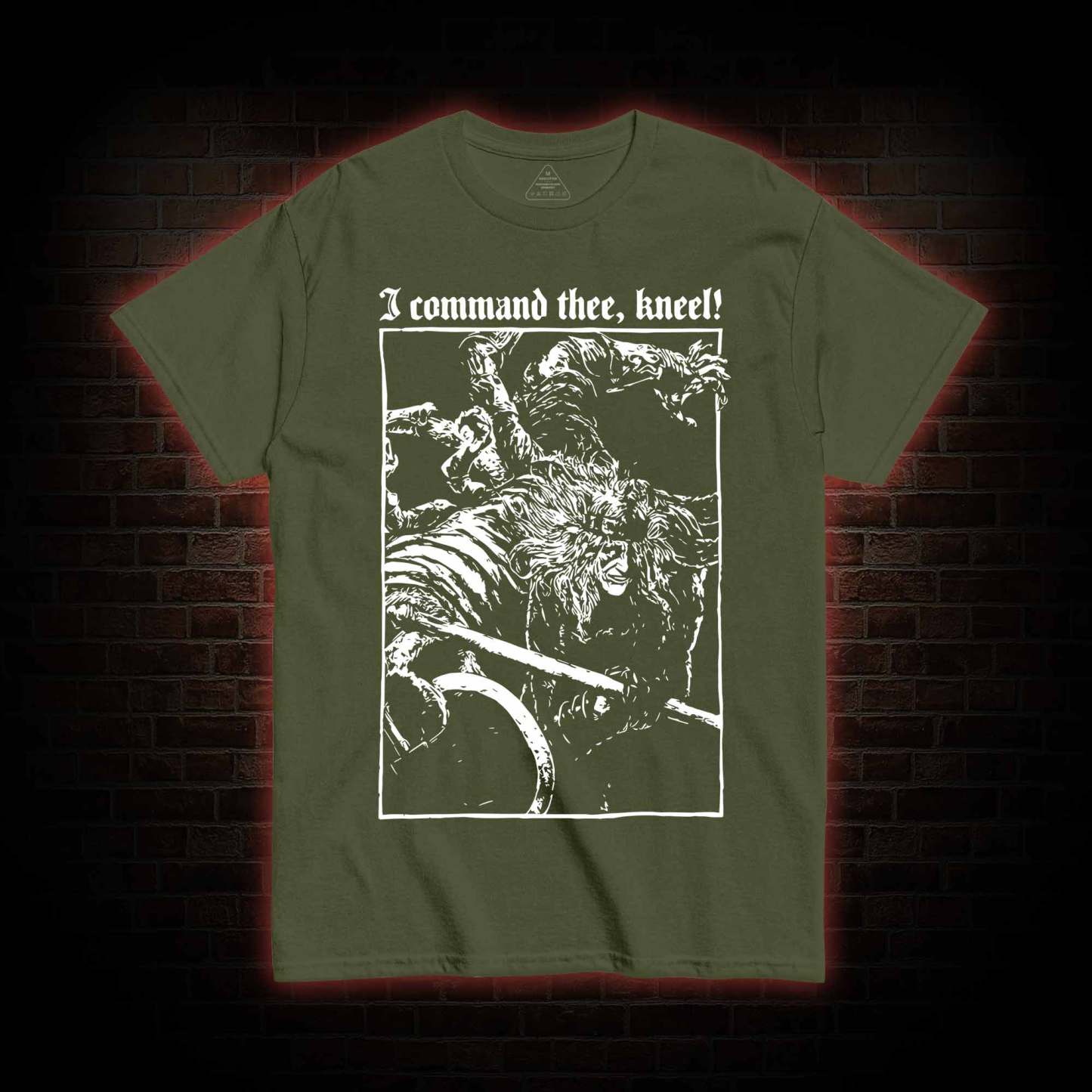 I Command Thee Kneel T-shirt