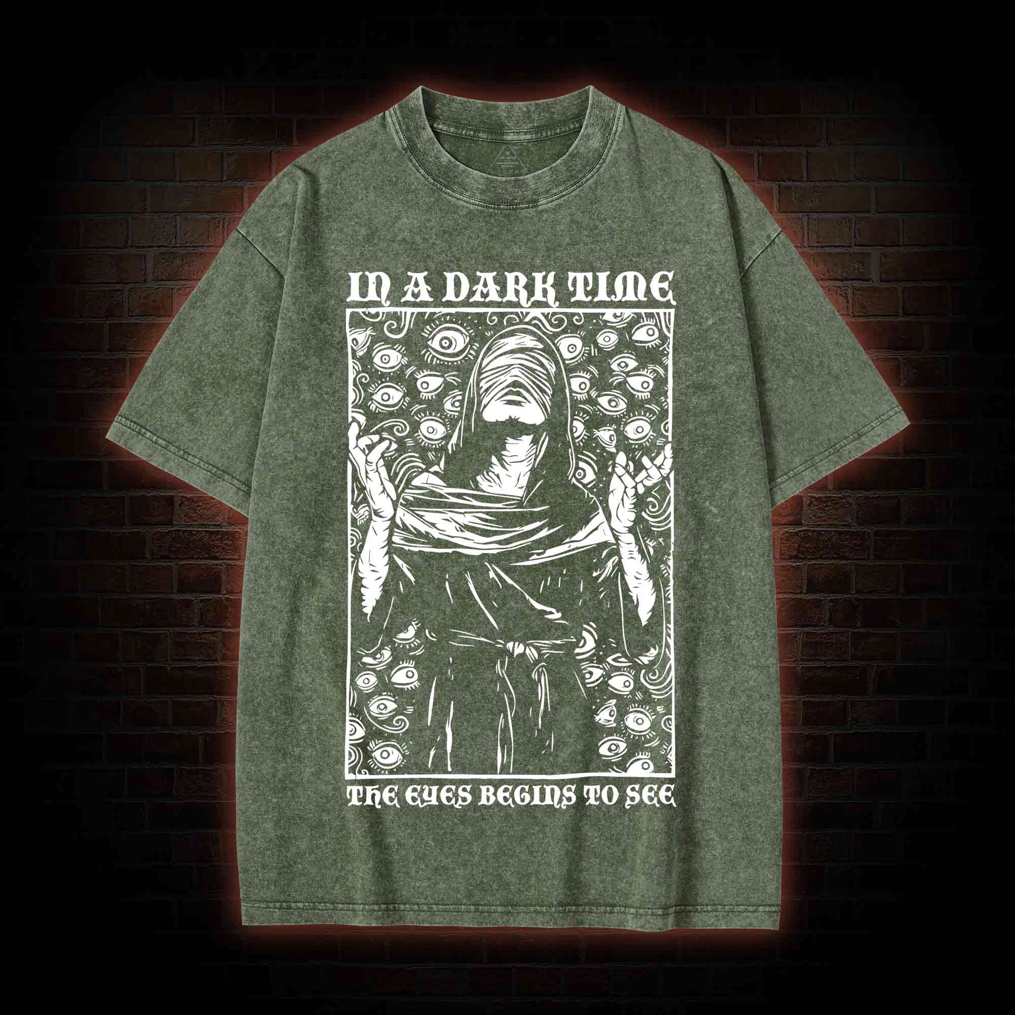 The Eye Begins To See Washed T-shirt