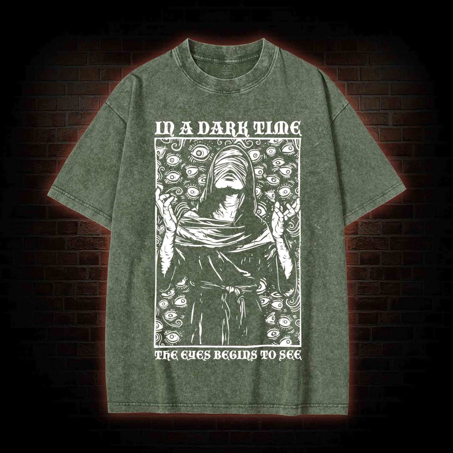 The Eye Begins To See Washed T-shirt