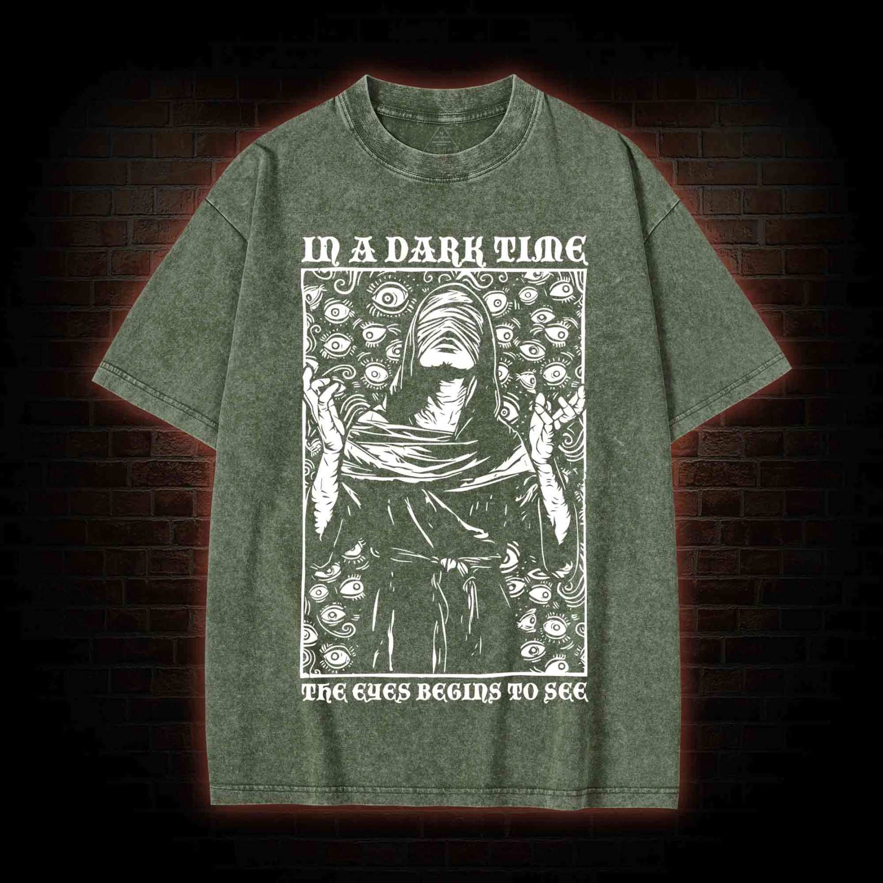 The Eye Begins To See Washed T-shirt