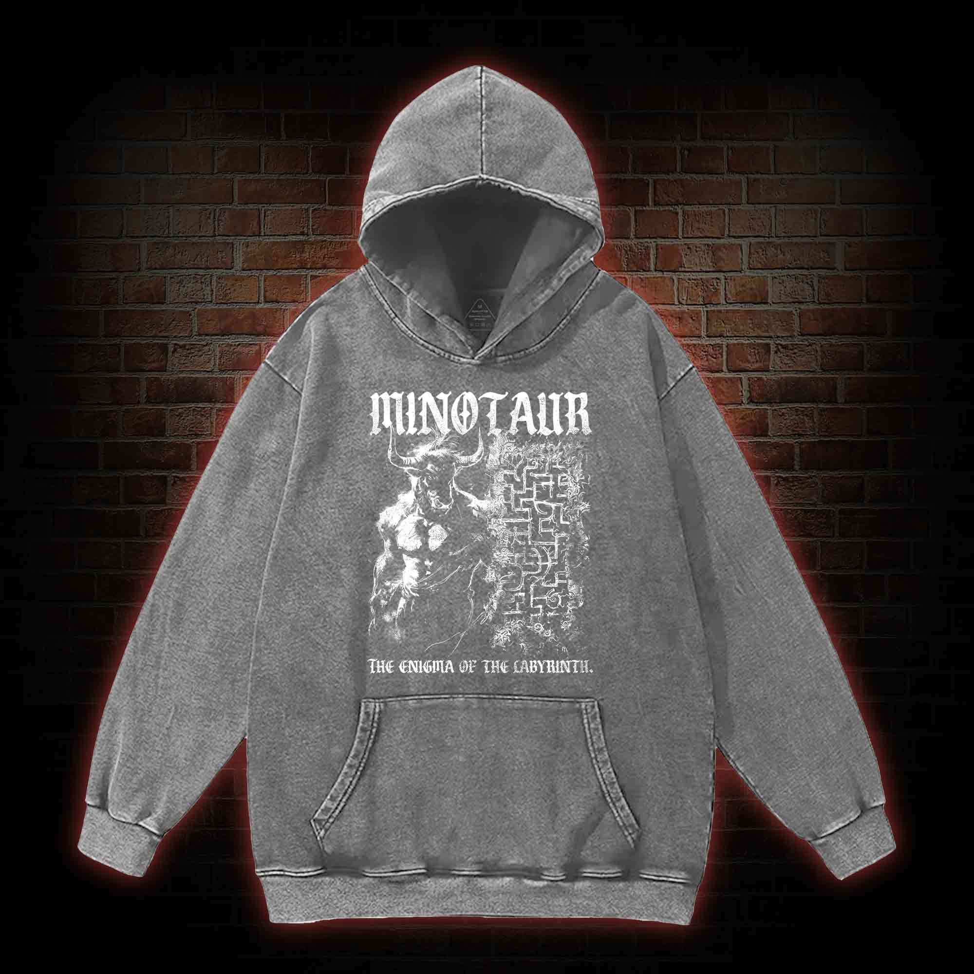 Minotaur Washed Hoodie