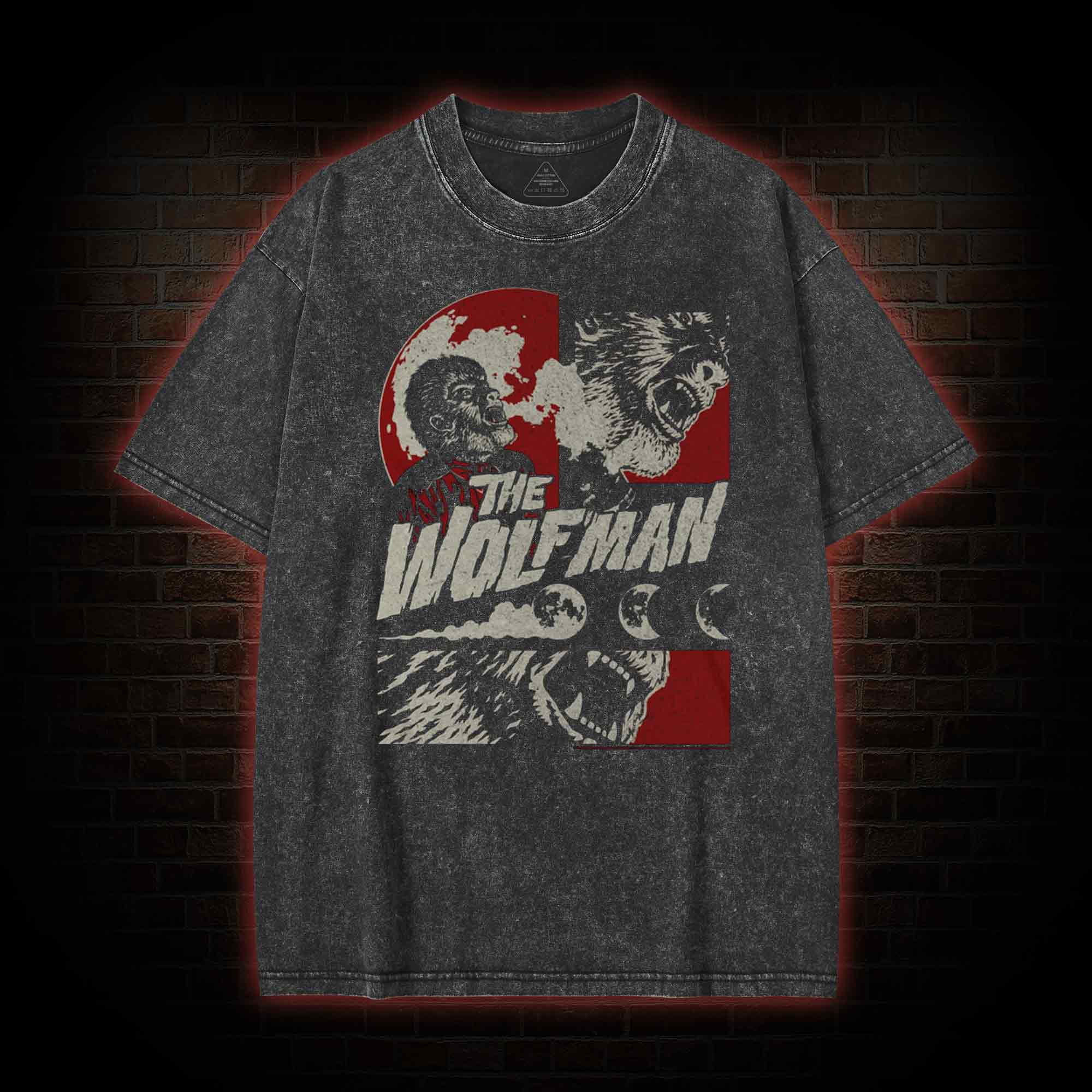 The Wolf Man Washed T-shirt