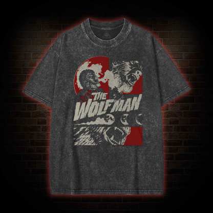 The Wolf Man Washed T-shirt