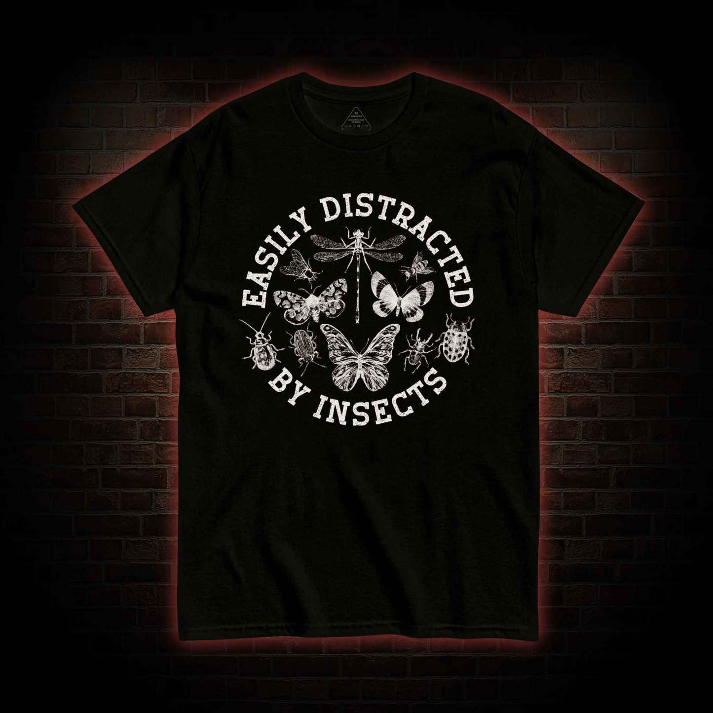 Insect Vintage T-Shirt with Dark Style