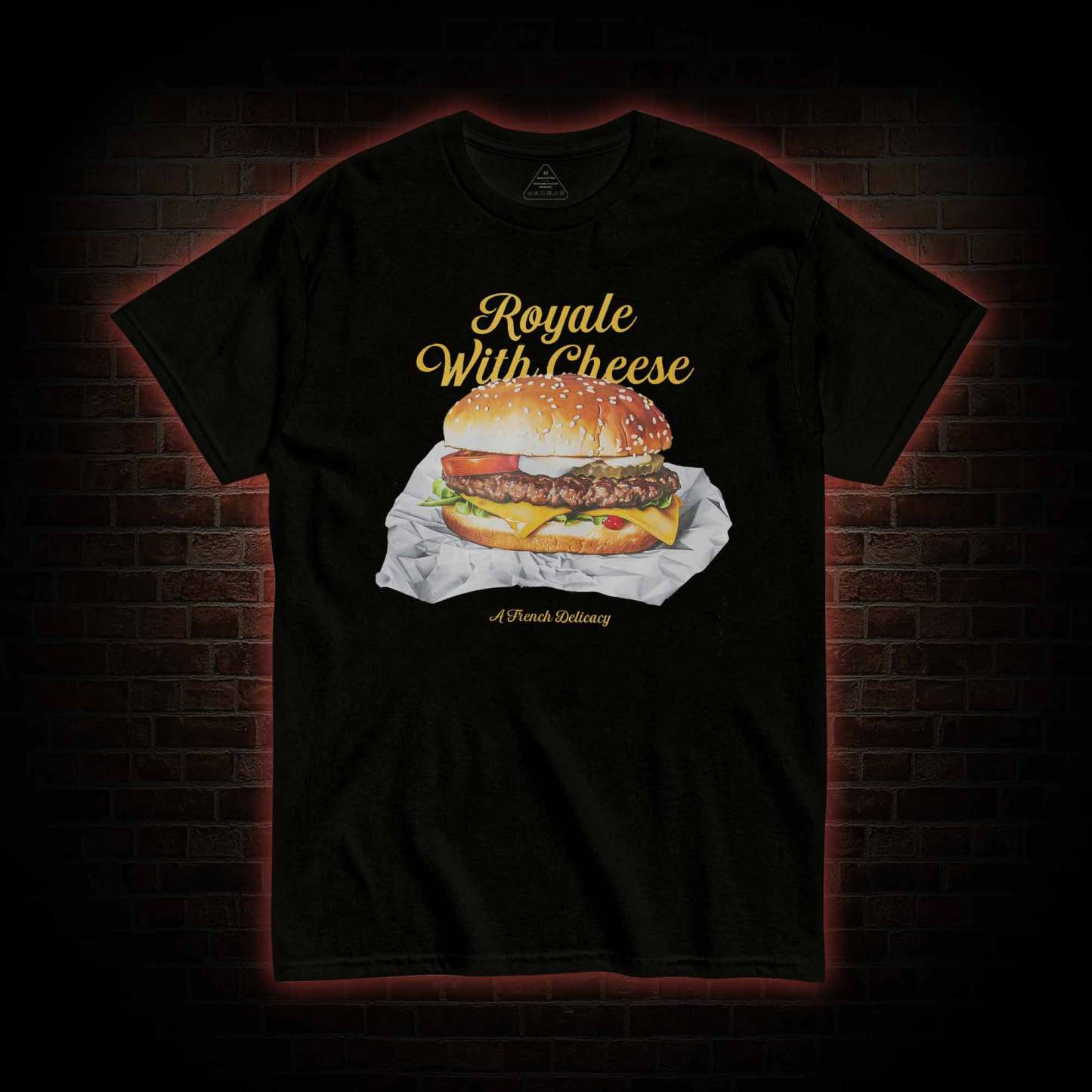 Royale With Cheese T-shirt with Dark Style