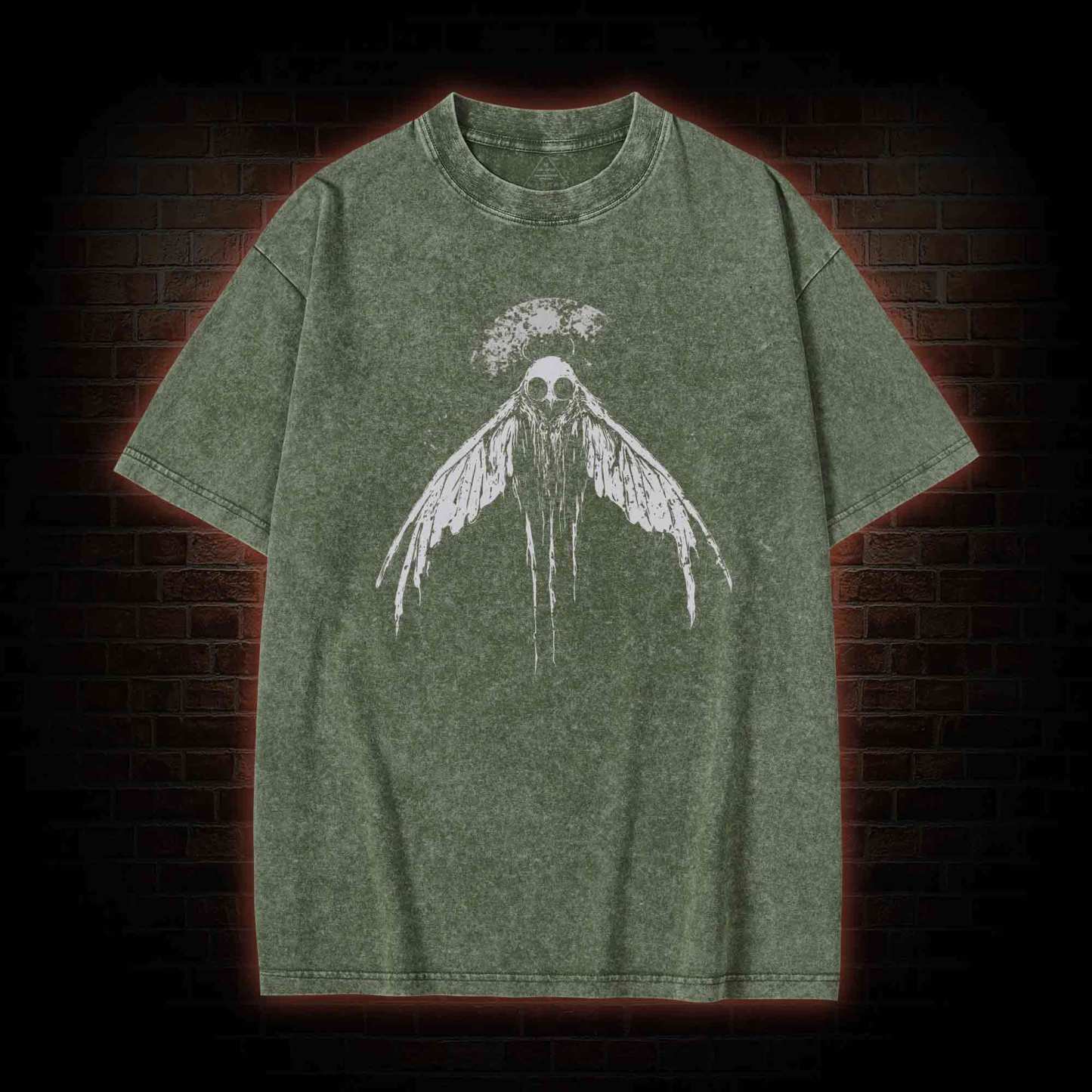 Mothman Horror Washed T-shirt