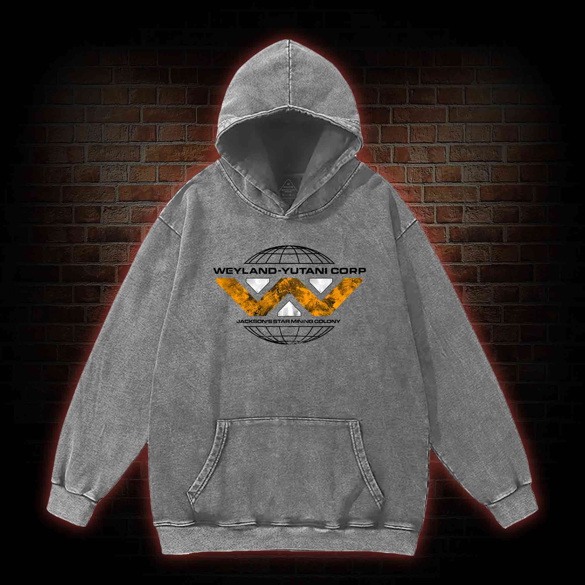 Romulus Weyland Yutani Corp Washed Hoodie