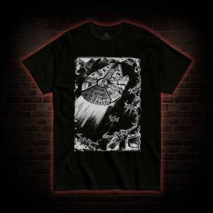 Vintage Space Ship T-Shirt 