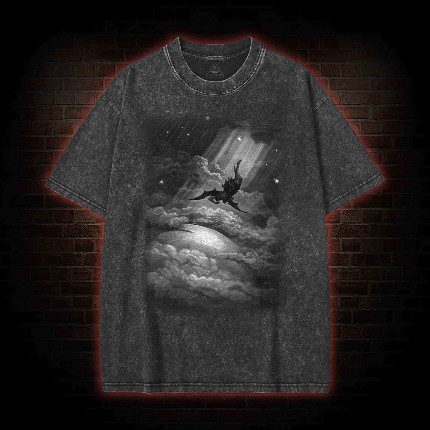 Heaven And Hell Washed T-shirt