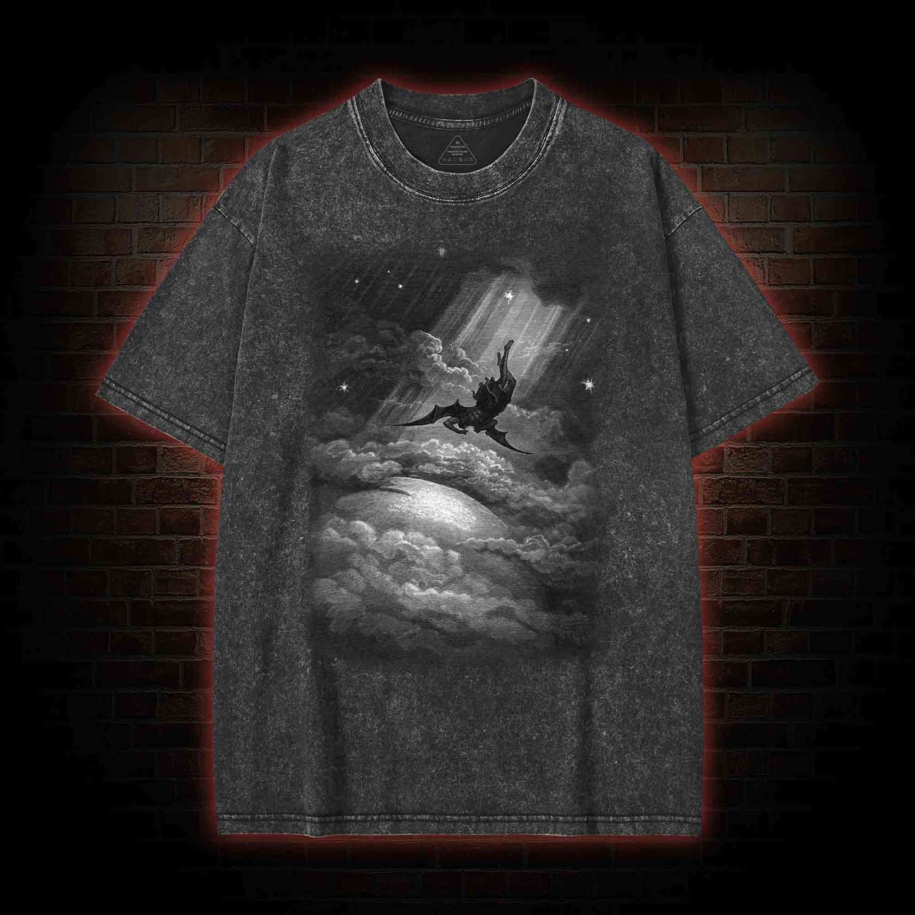 Heaven And Hell Washed T-shirt