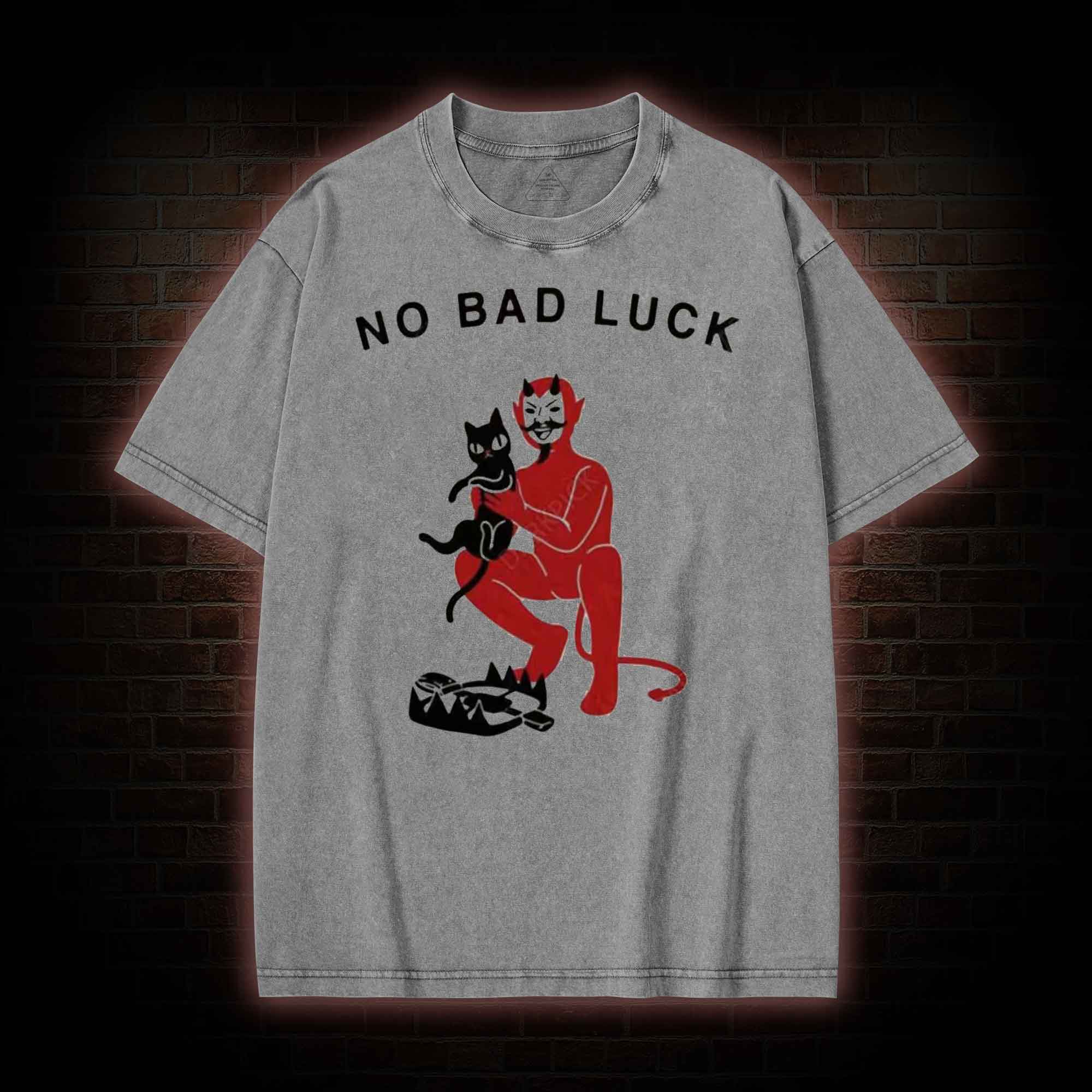 No Bad Luck Washed T-shirt