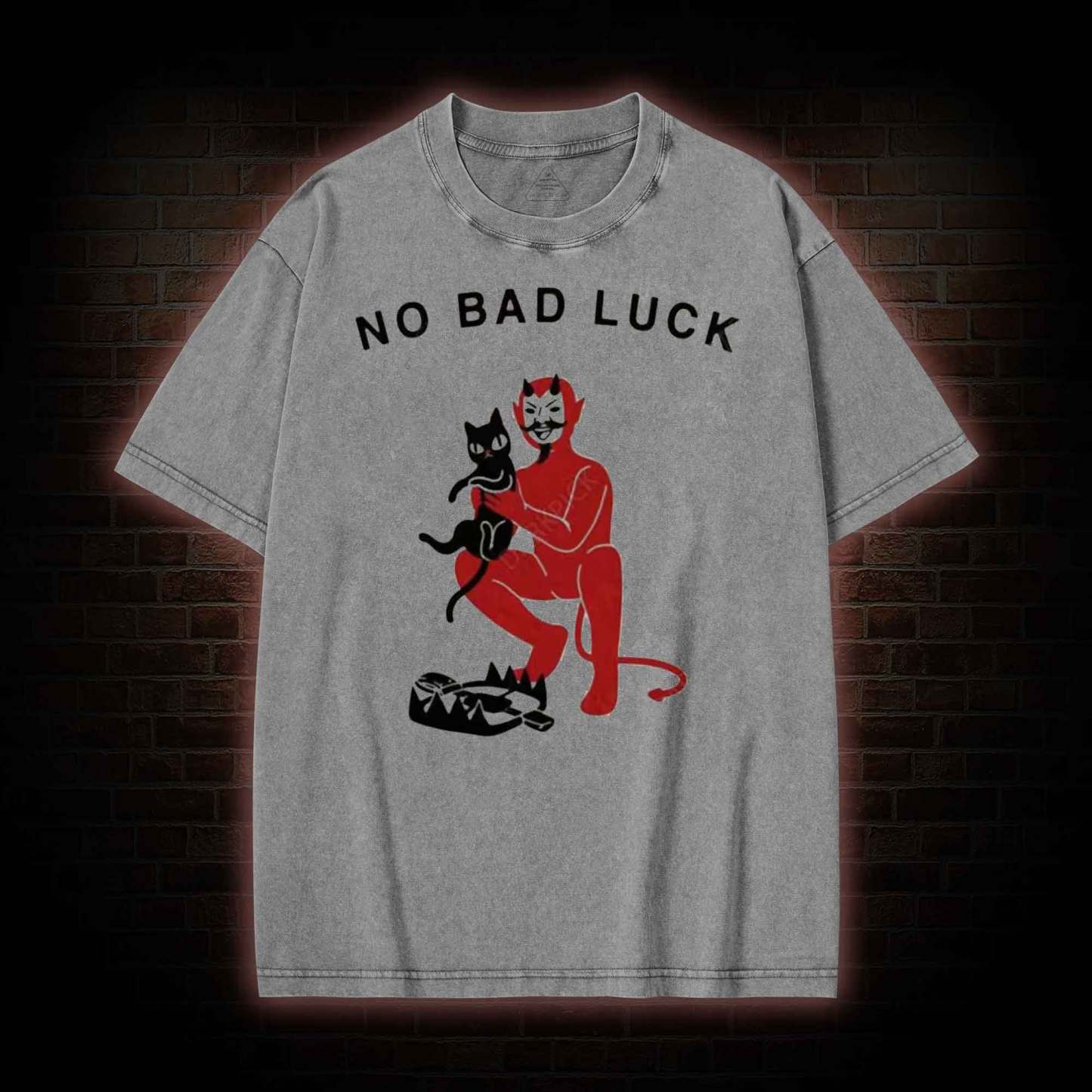 No Bad Luck Washed T-shirt