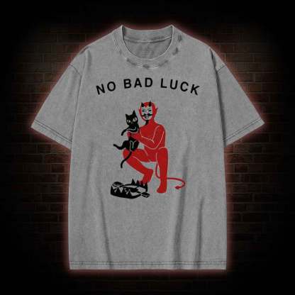 No Bad Luck Washed T-shirt
