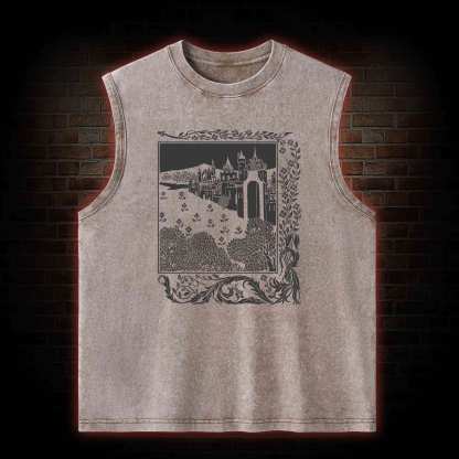 Medieval Castle Washed Tank Top