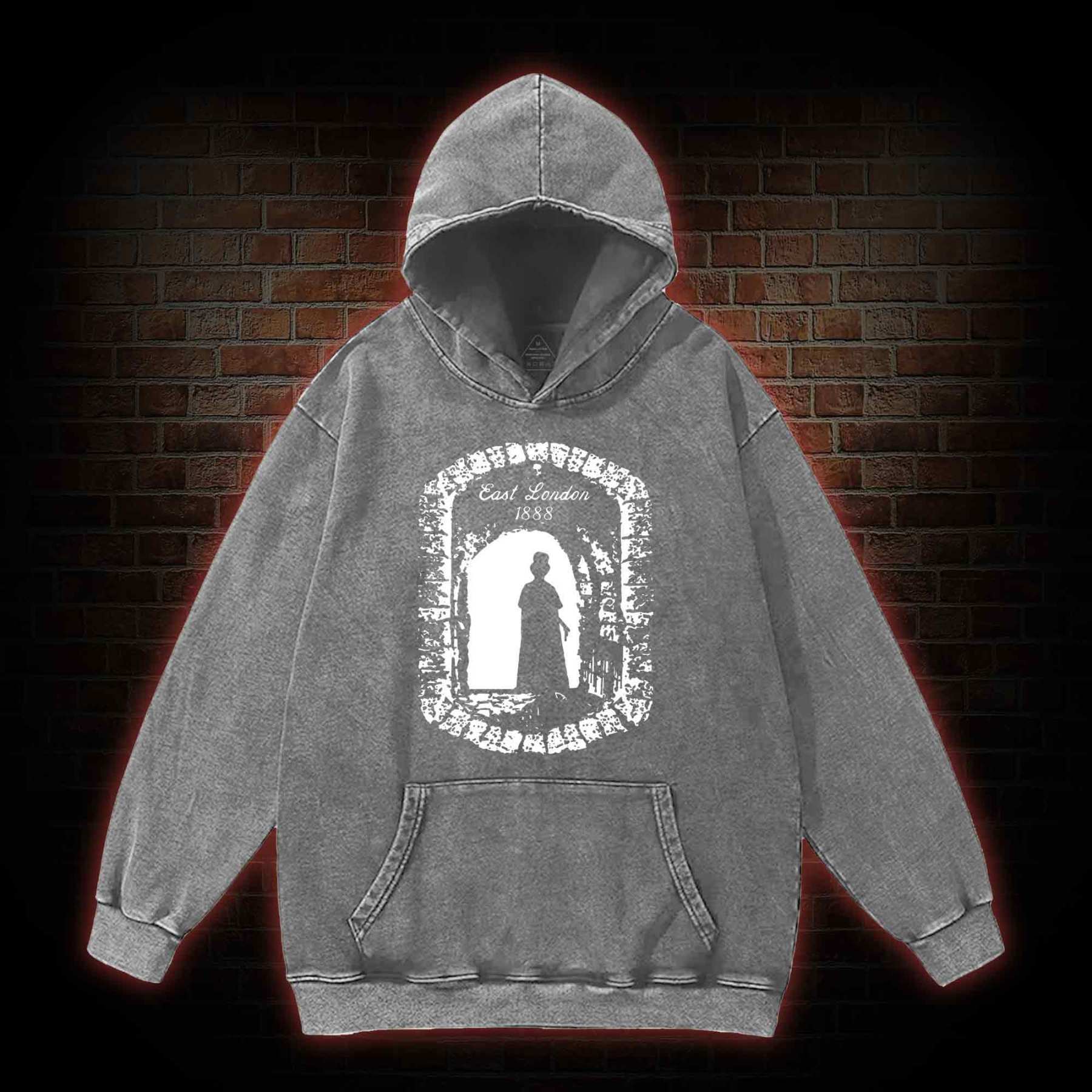 London Killer 1888 Washed Hoodie