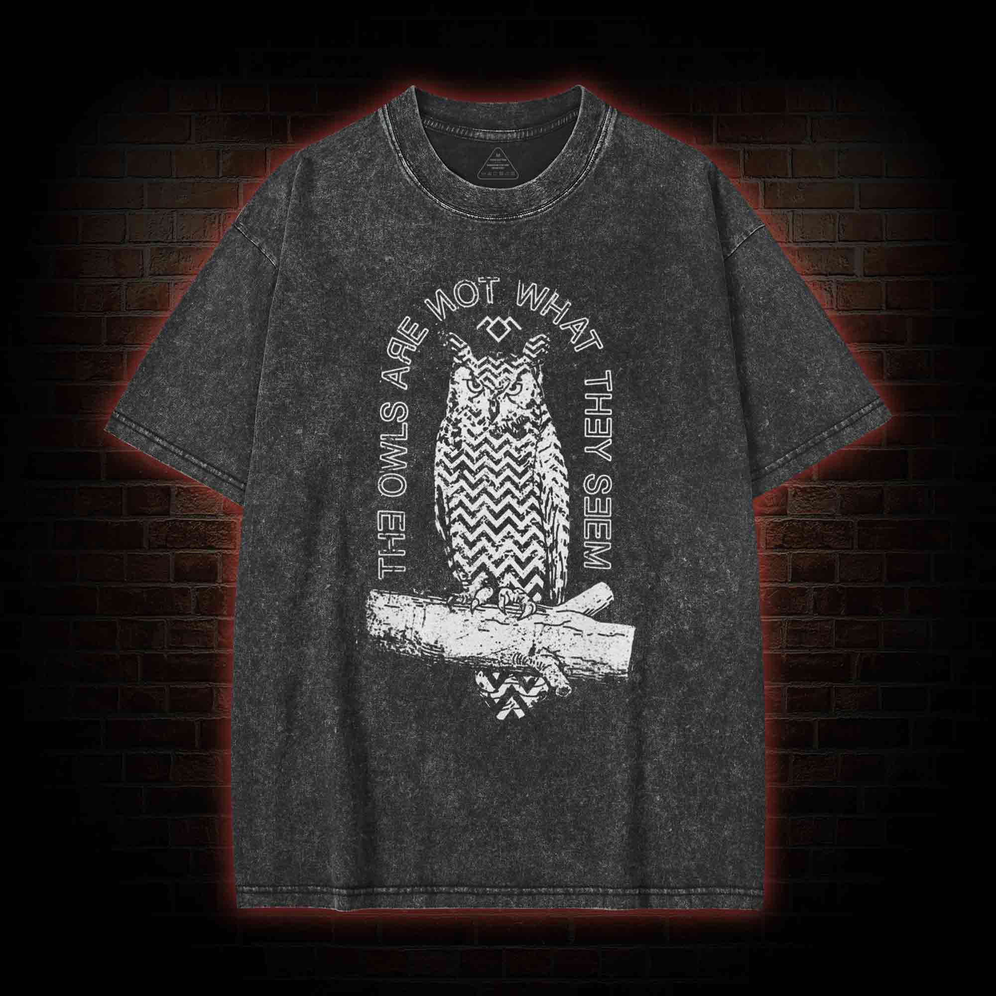 The Owls Are Not What They Seem Washed T-shirt