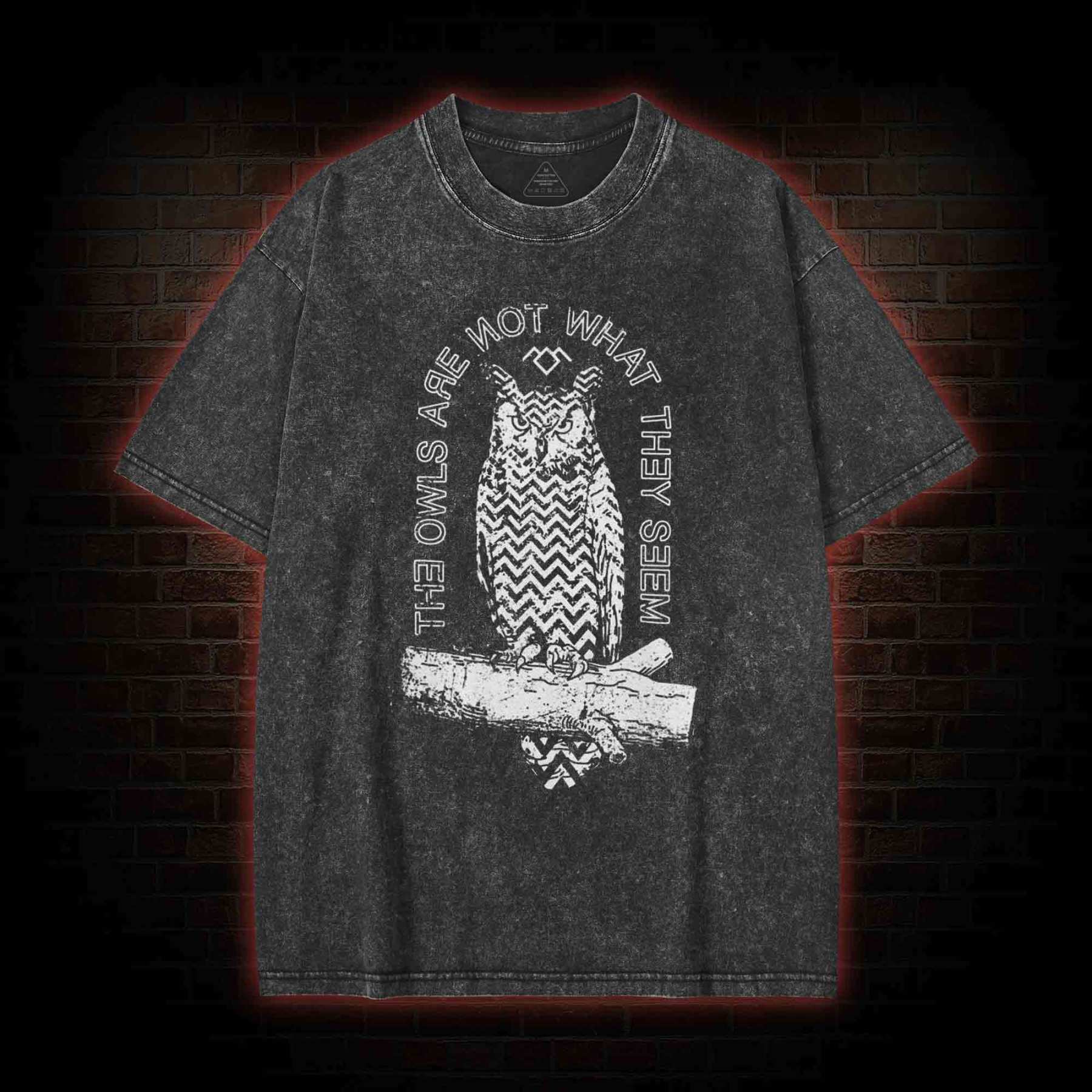 The Owls Are Not What They Seem Washed T-shirt