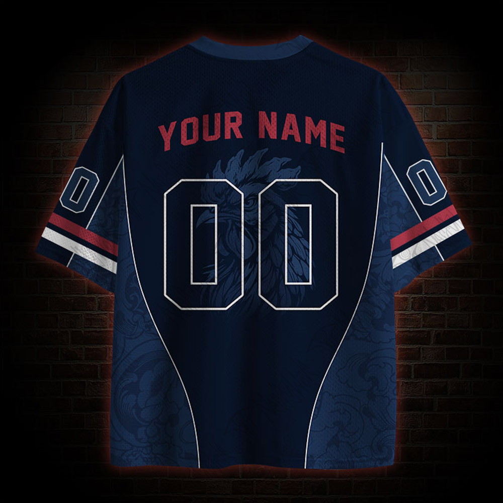 Personalized The Gallic Rooster Mesh Jersey