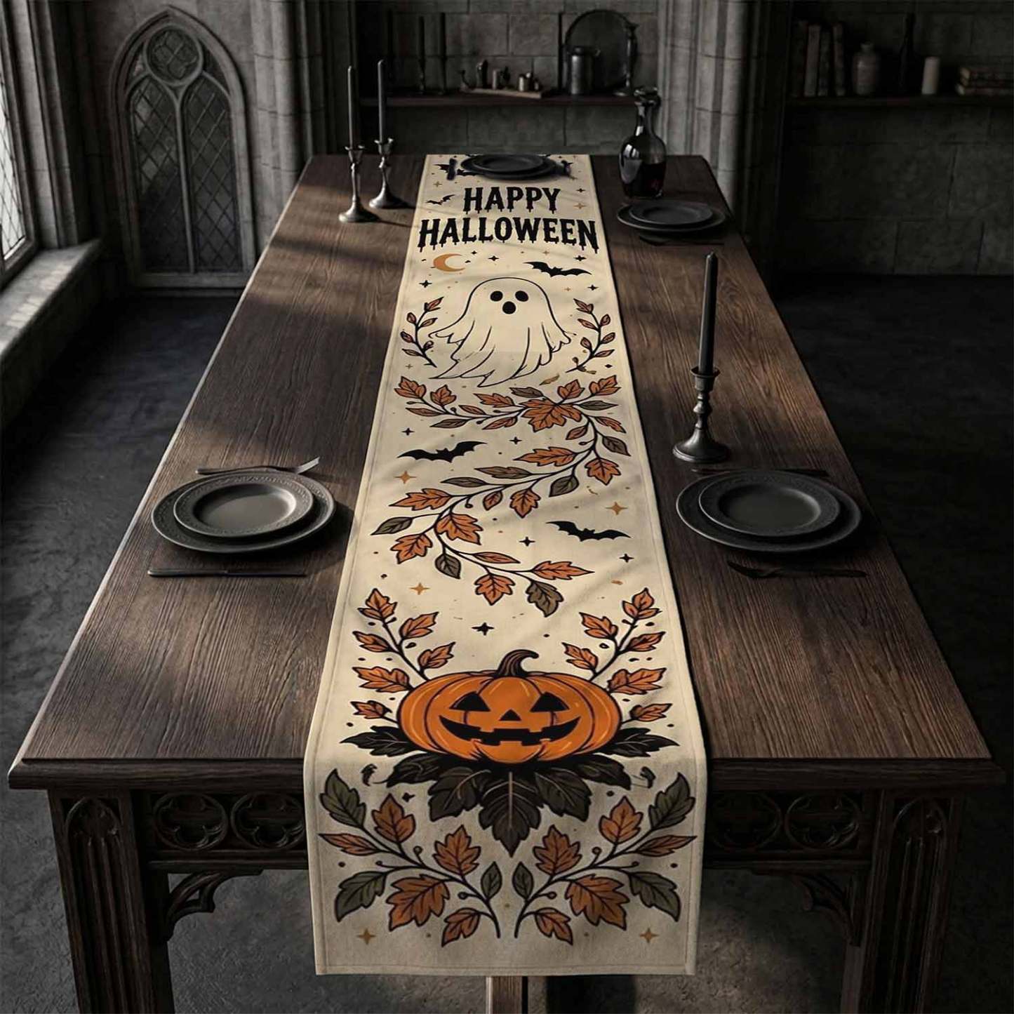 Happy Halloween Table Runner