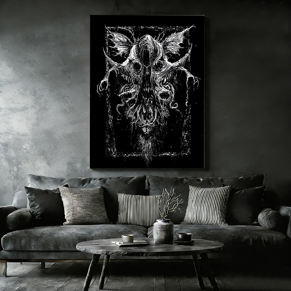 Shadow of The Demon Canvas Print