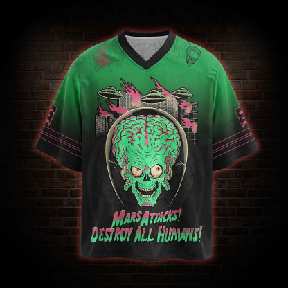 Vintage Destroy All Humans! Oversized Jersey