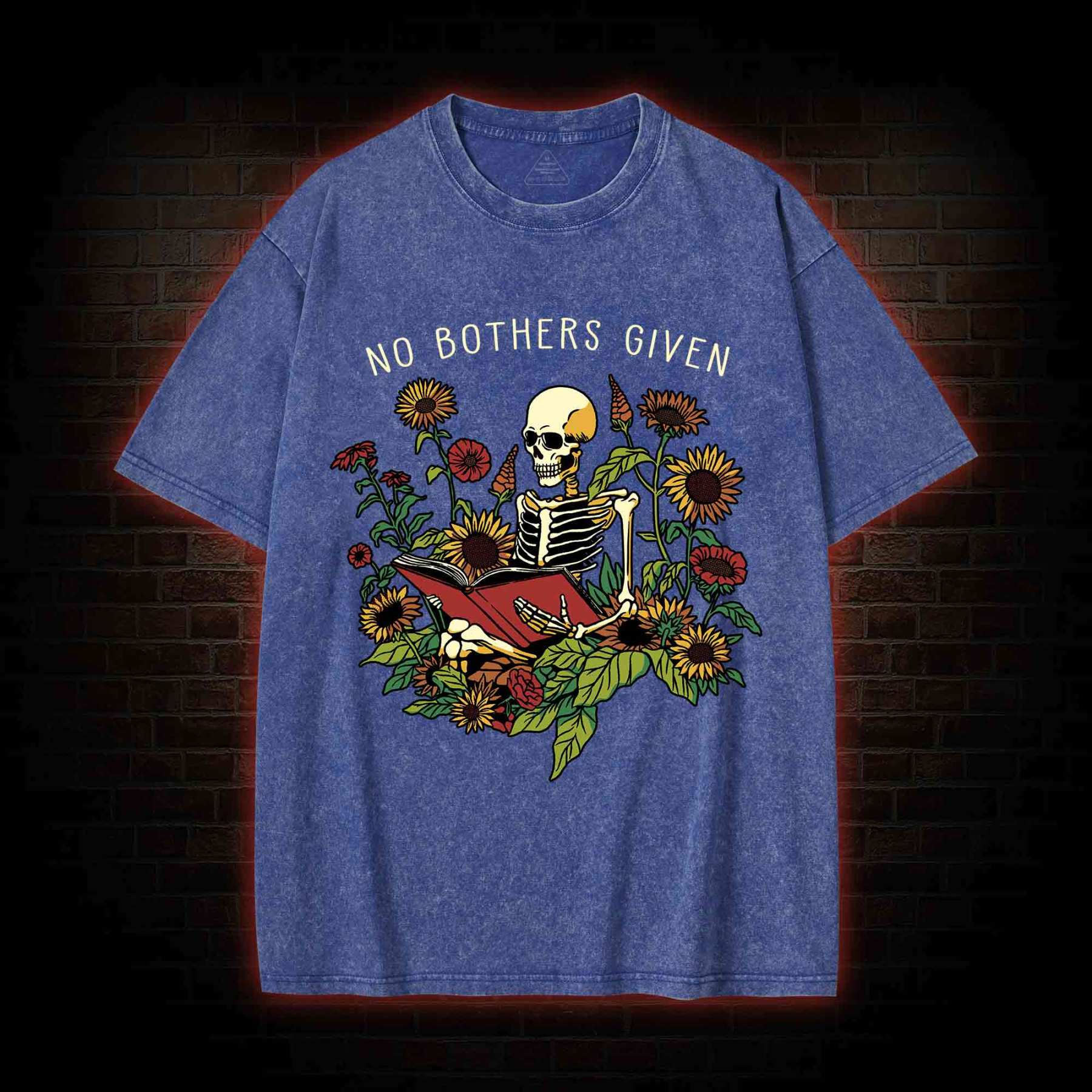 No Bothers Given Washed T-shirt