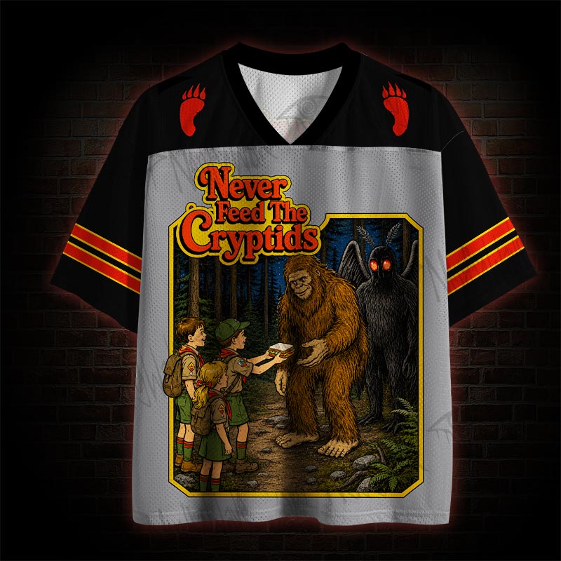 Never Feed Cryptids Retro Mesh Jersey