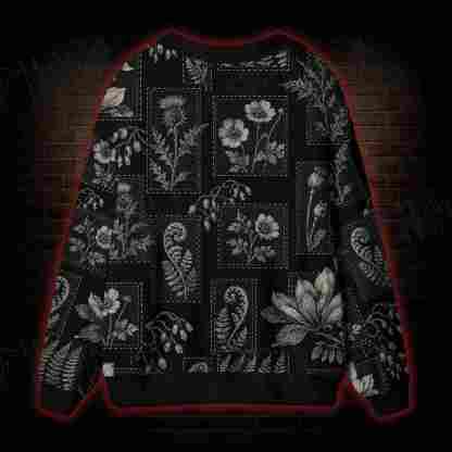 Midnight Herbarium Cardigan Sweater