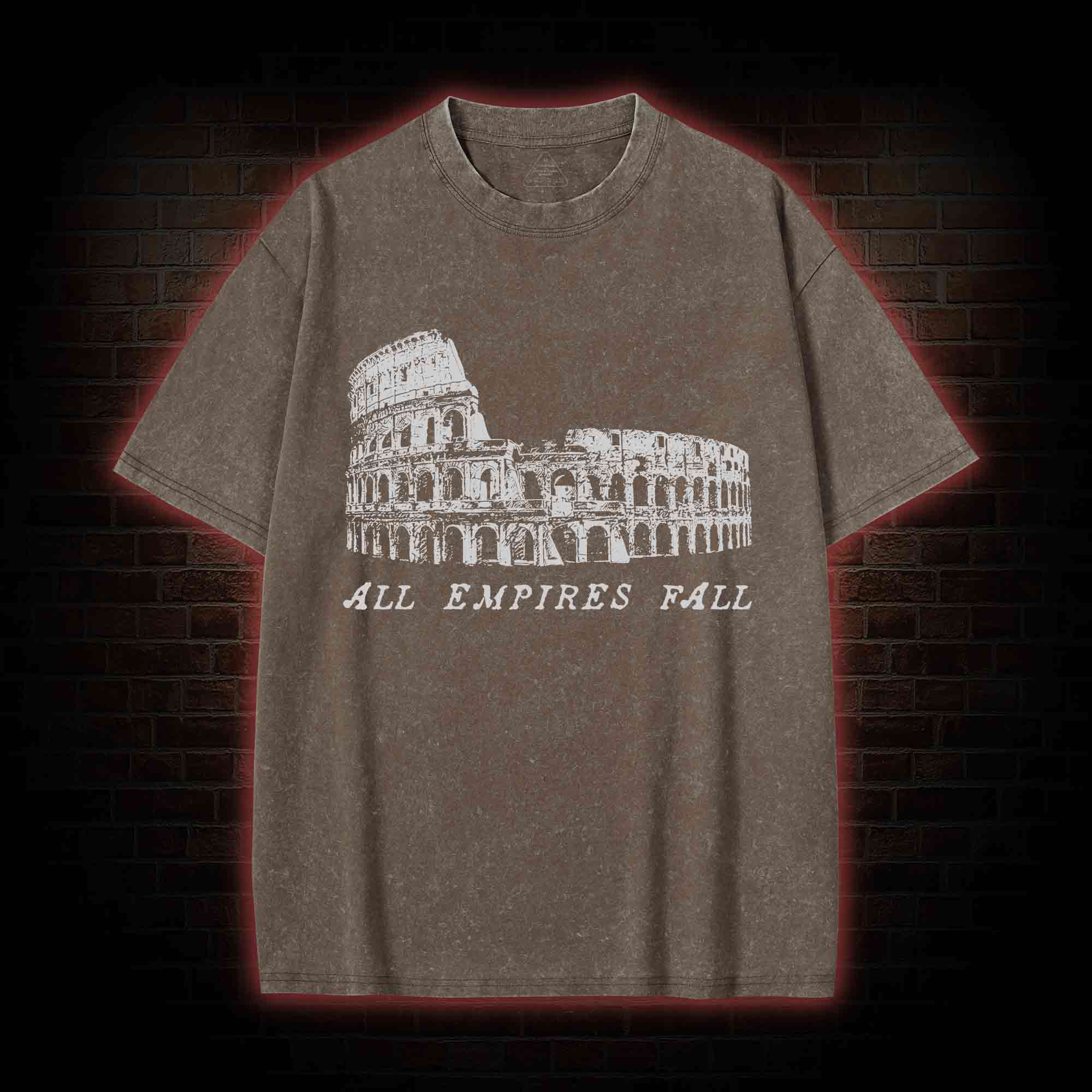 All Empires Fall Washed T-shirt