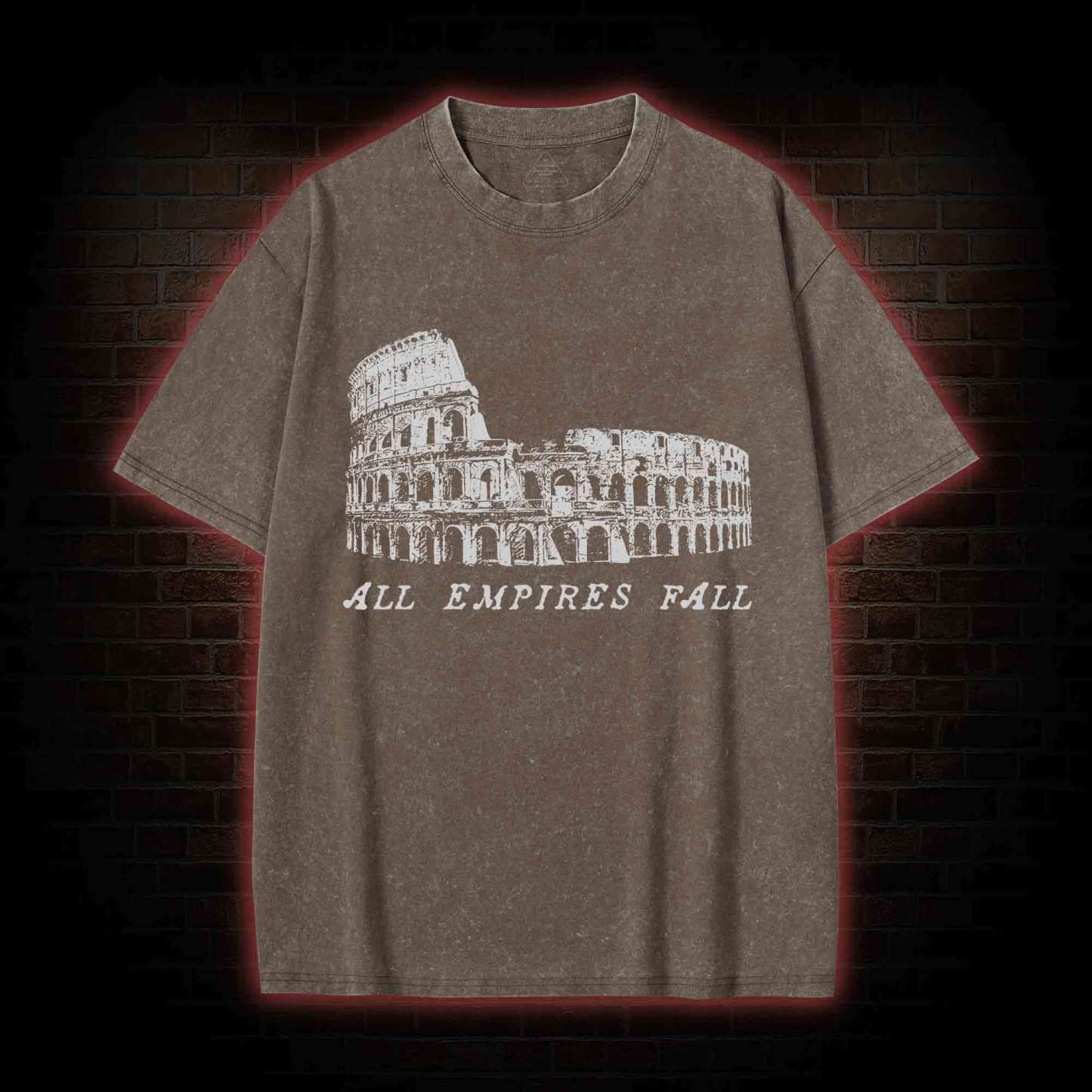 All Empires Fall Washed T-shirt