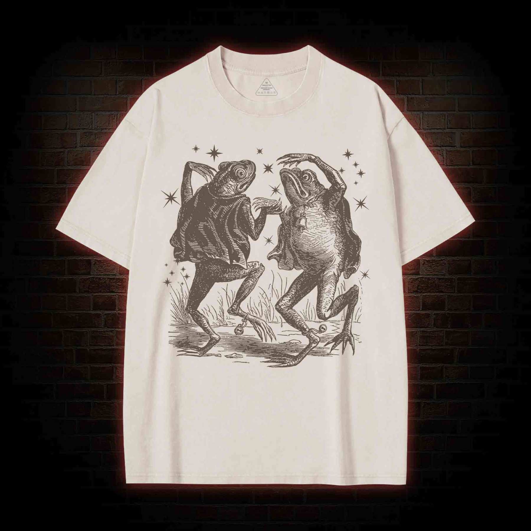 Dancing Frogs Washed T-shirt