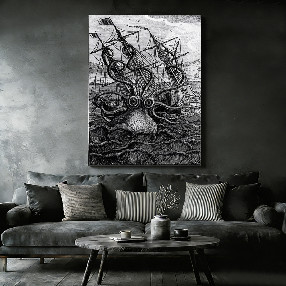 Giant Octopus Canvas Print