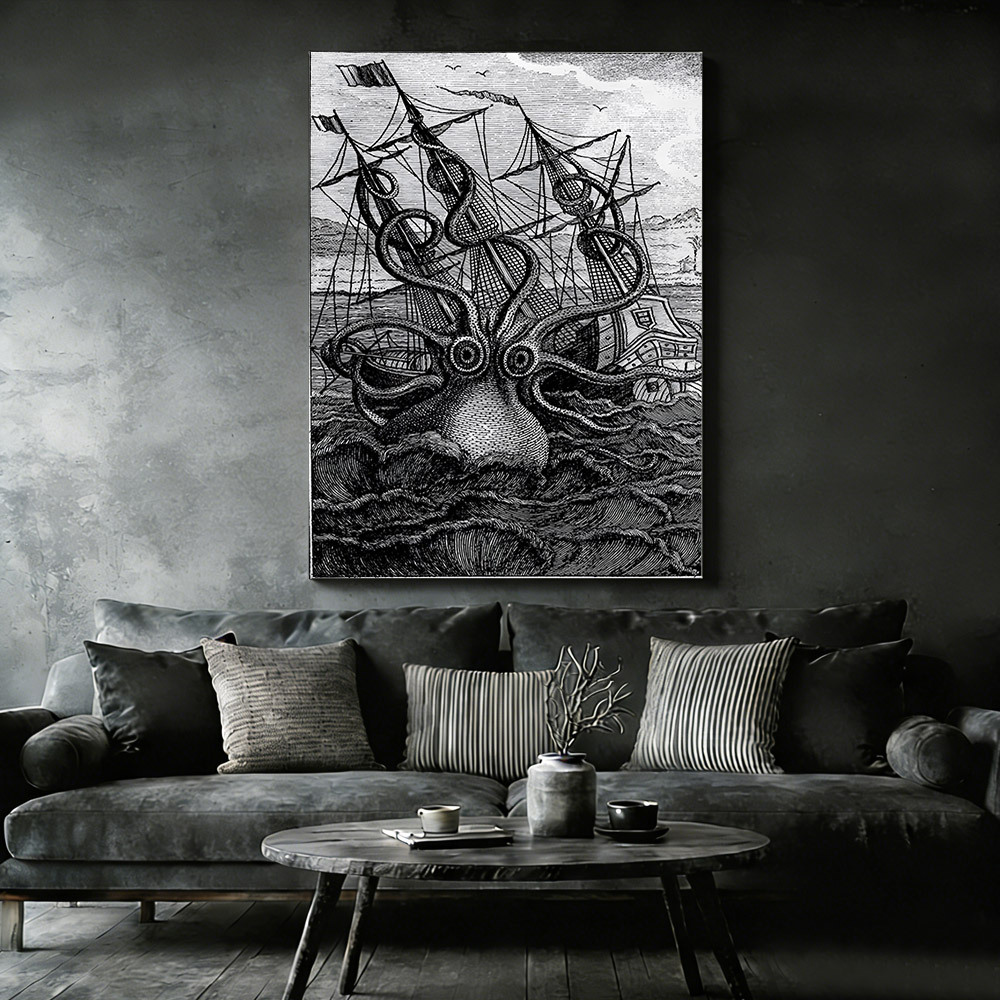 Giant Octopus Canvas Print
