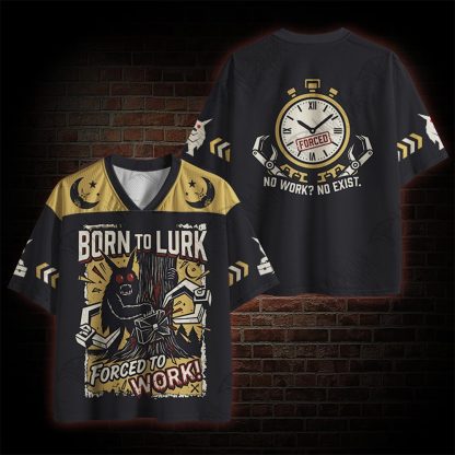 Born to Lurk Forced to Work Mesh Jersey