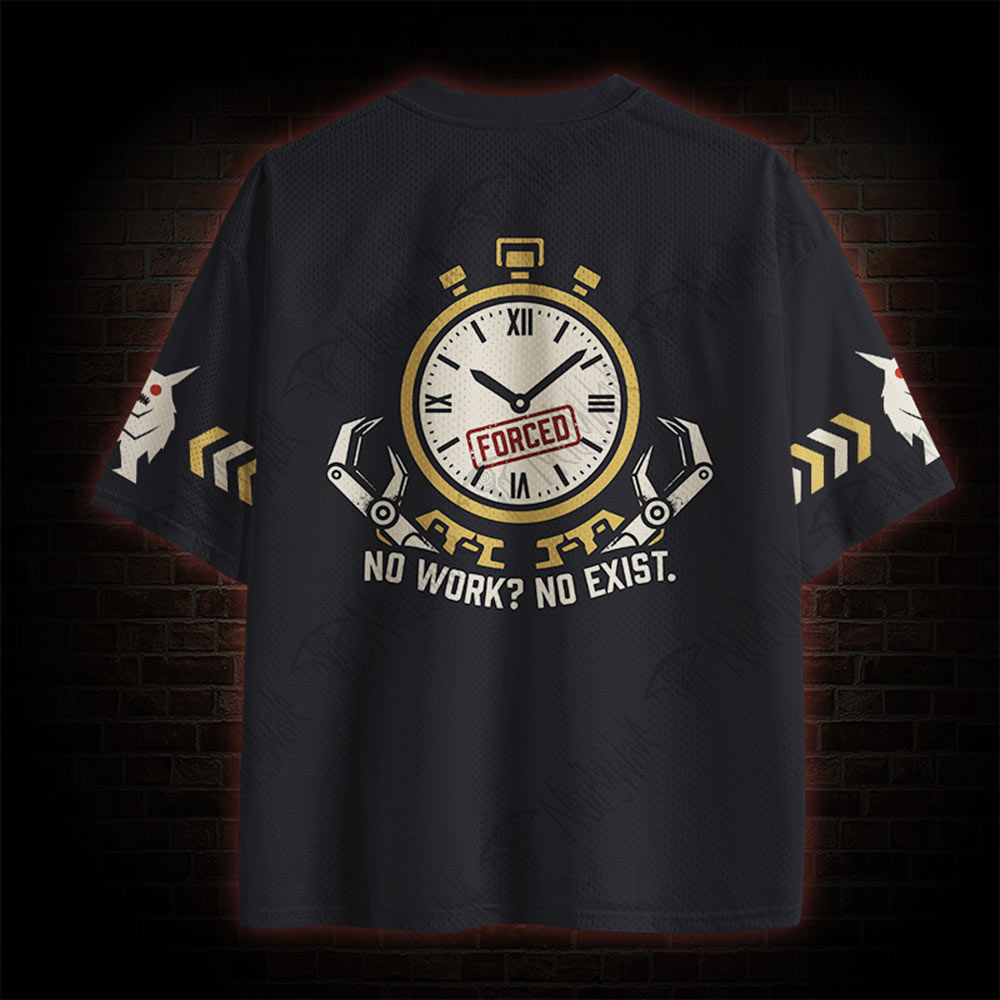 Born to Lurk Forced to Work Mesh Jersey