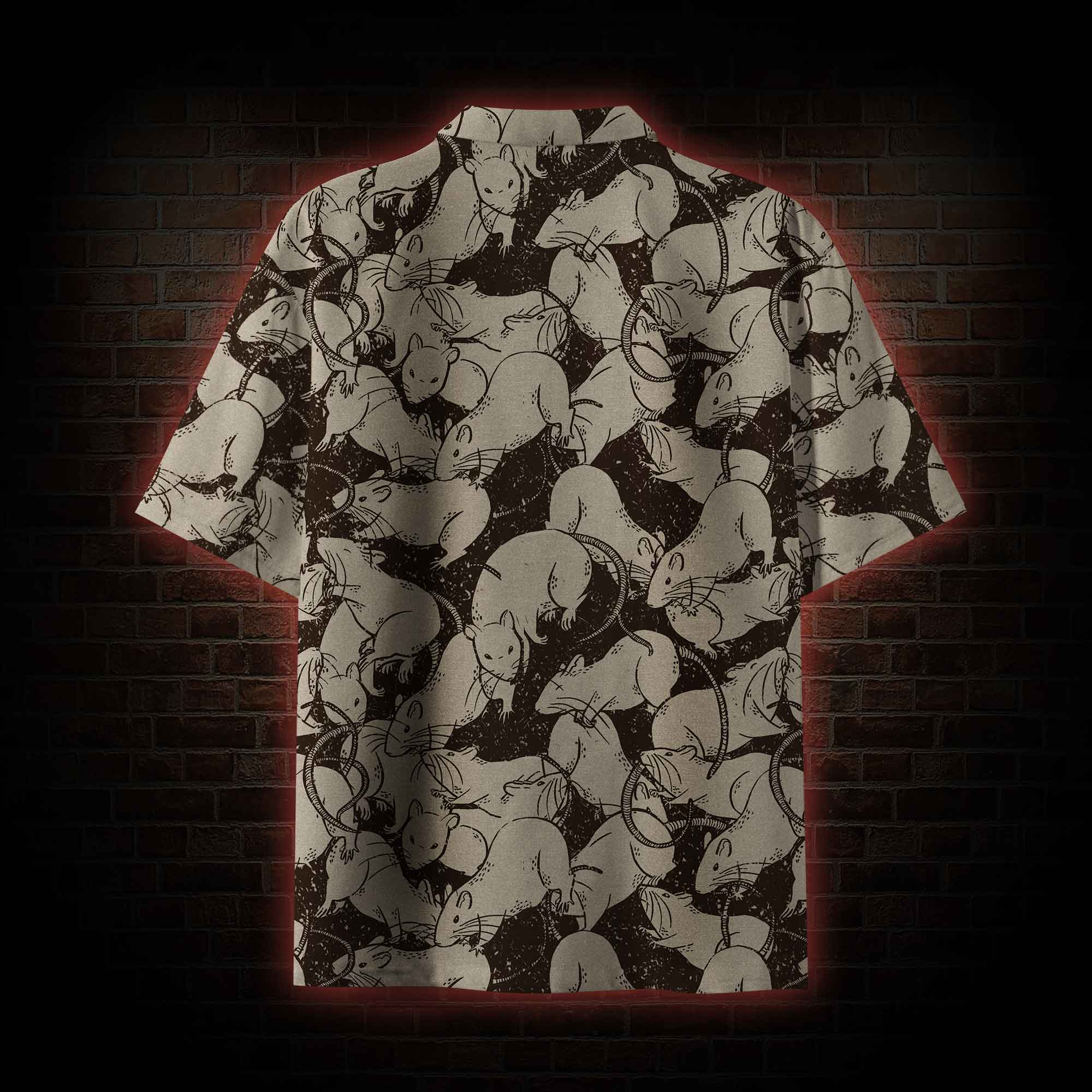 Black Death Button-up Shirt