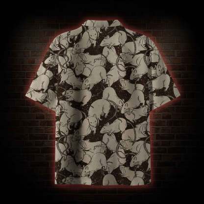 Black Death Button-up Shirt