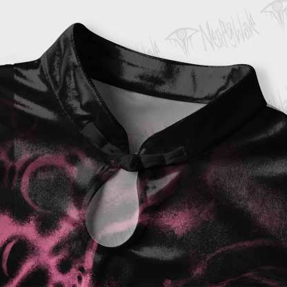 Fragmented Soul Velvet Mini Dress