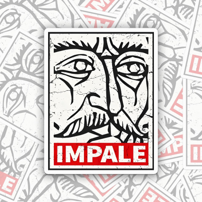 The Impale Sticker