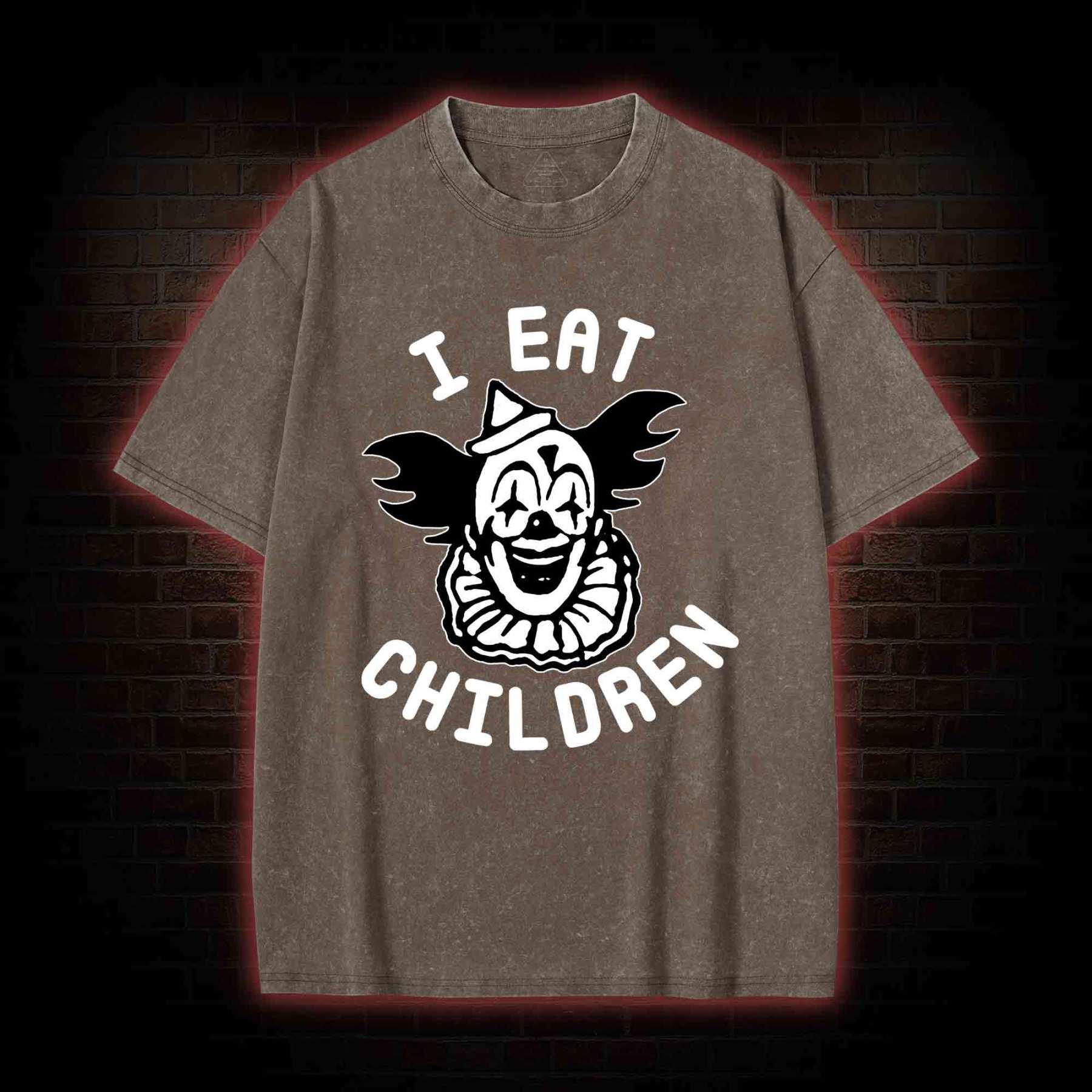 I Eat Children Washed T-shirt