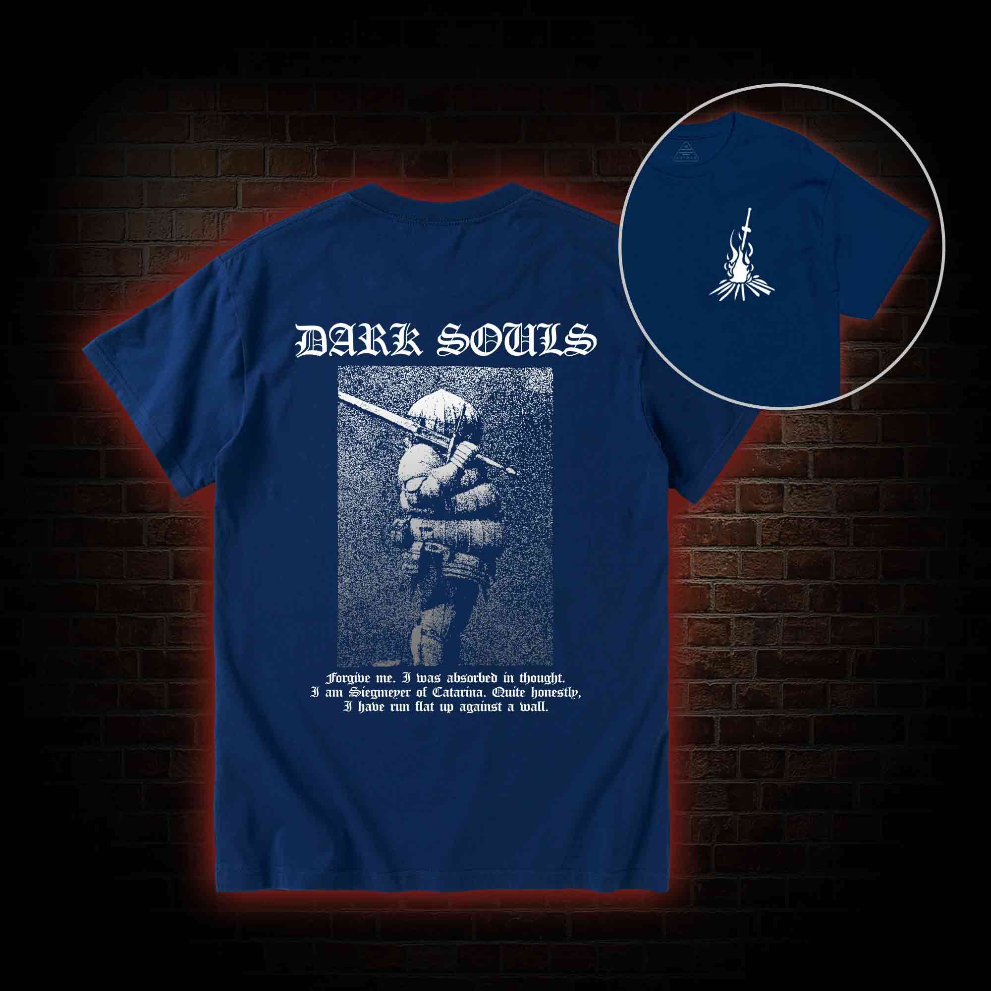 Onion Knight Back Print T-Shirt